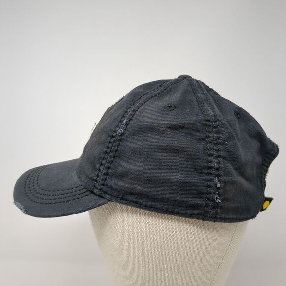 Daisy Flower Slideback Hat Blue One Size Adjustable Embroidered 6 Panel - Picture 3 of 8